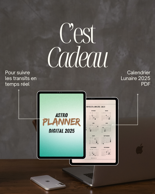 Pack Astrologique 2025 – Astro Planner Digital + Calendrier Lunaire (Gratuit)